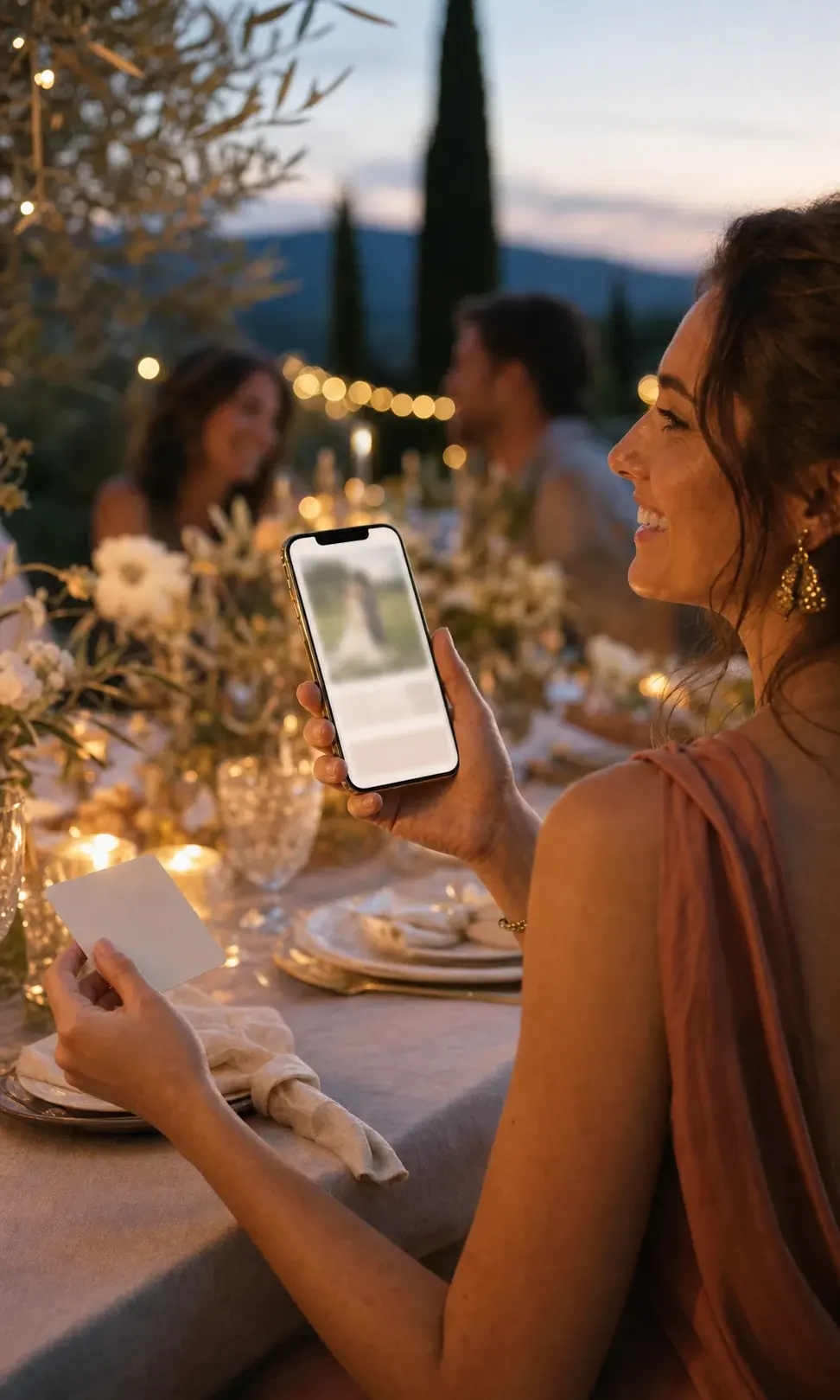 Invité scannant un QR code Grappil depuis son téléphone, sans application